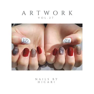 ショート カラー キッズ ネイル マツエク・マツパ illum hicariのネイルデザイン