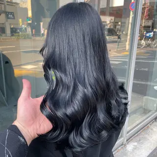 ロング 🦋韓国風カラー🦋 こうせい原宿のヘアスタイル