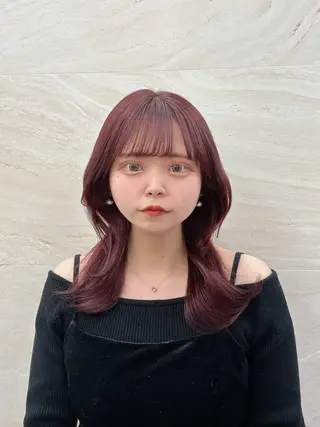 ロング カラー 髪質改善⌇﻿透明感 カラー⌇﻿川上葵のヘアスタイル