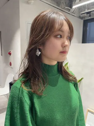 セミロング 【店長】原田 貢太郎のヘアスタイル