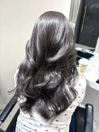 セミロング haruka /韓国レイヤーのヘアスタイル