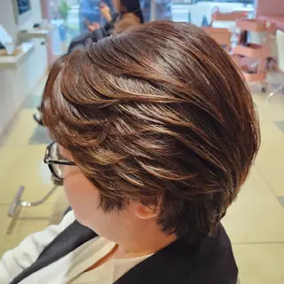 ショート 暖色カラー/髪質改善 /メンズ🧡莉南のヘアスタイル