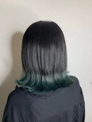 ミディアム カラー 似合わせ/ブリーチ カラー.岡田友仁のヘアスタイル