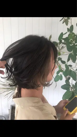 ミディアム 伊藤 光成のヘアスタイル