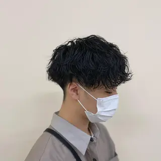 パーマ メンズ 石井 一輝のヘアスタイル