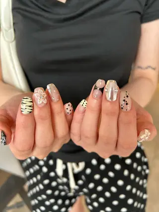ネイル SEINA_ NAIL🐈‍⬛💗のネイルデザイン
