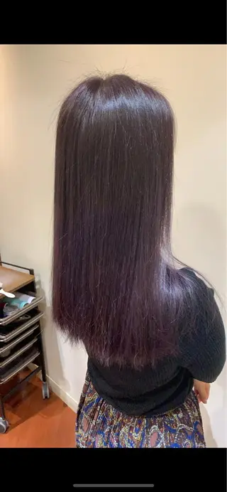 ロング カラー ✨ホワイトカラー✨ ホワイトブリーチ✨のヘアスタイル