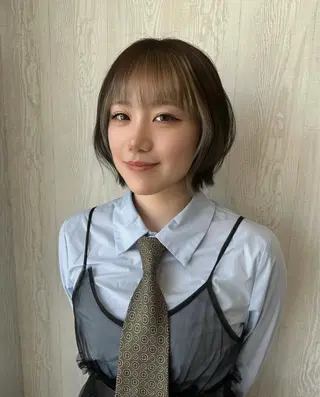 ショート カラー 河合秀明/ショート /ボブ/レイヤーのヘアスタイル