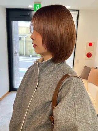 カラー 透明感カラー🫧 高田李胡のヘアスタイル
