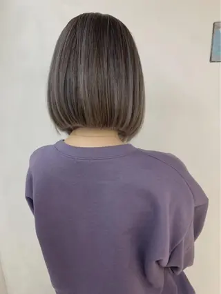 カラー 京都大人女性ショート 徒歩1分/秋山のヘアスタイル