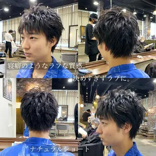 ショート カラー パーマ ヘアアレンジ メンズ キッズ ネイル マツエク・マツパ 野田 修平のヘアスタイル
