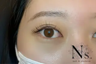 マツエク・マツパ Ns.nail &eyebrow所属・Ns.nail& eyebrow南瑠華のマツエク・マツパデザイン
