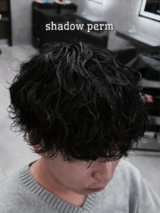 ショート カラー パーマ メンズ メンズ特化 👑YUTAのヘアスタイル