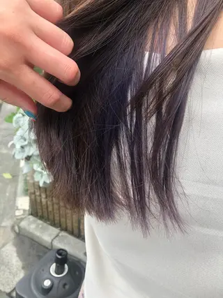 ロング メンズパーマ、カラー 大募集村上莉奈のヘアスタイル