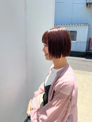 ショート カラー 松岡 アユミ  berryのマツエク・マツパデザイン