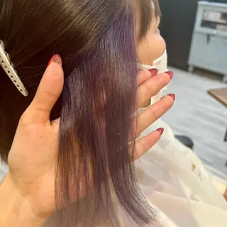 カラー ✄﻿aini天王寺 ✄﻿ゆ乃のヘアスタイル