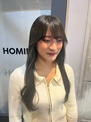 ロング カラー sora / 渋谷 / ハイトーンのヘアスタイル