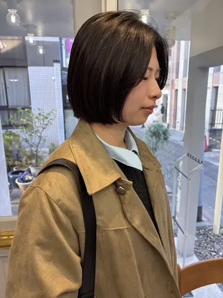 ショート カラー 赤み消しカラー/ ナチュラル/トモキのヘアスタイル