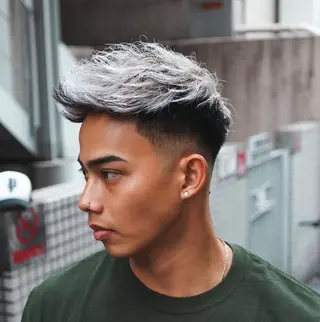 ショート カラー パーマ メンズ 💈men's💈 satoru中目黒のヘアスタイル