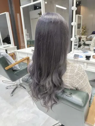 ロング カラー ヘアアレンジ Days 透明感カラーのヘアスタイル