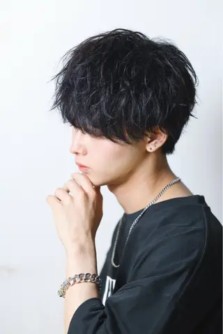 パーマ メンズ TELA HAIR 副代表RIKUのヘアスタイル