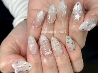 ネイル ココナッツネイル 四ツ谷店 ツキのネイルデザイン