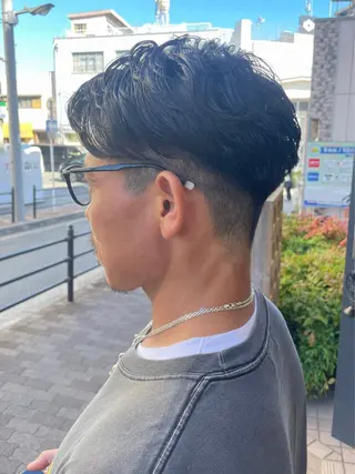 パーマ メンズ 【aini天王寺】 𝐚𝐢𝐫𝐢✂︎のヘアスタイル