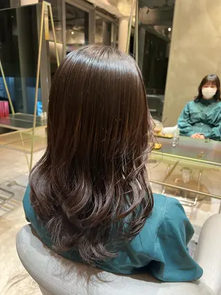 セミロング カラー 似合わせボブ/ 大人ボブ🩵しおのヘアスタイル