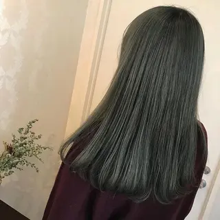 ロング カラー パーマ lani ブリーチ /ダブルカラーのヘアスタイル