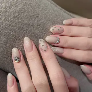 ネイル By moonネイル 🌷ワンホン/韓国風のネイルデザイン