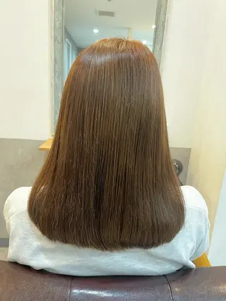 セミロング カラー 近澤 佑香のヘアスタイル