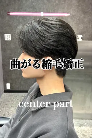 ショート パーマ メンズ メンズスタイリスト 前田雄輝のヘアスタイル