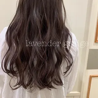 ロング カラー ぱつっとボブ/ 小野あかねのヘアスタイル