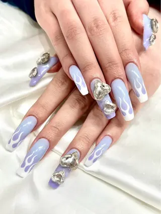 セミロング Ashliy大宮♡ アシュリーのネイルデザイン
