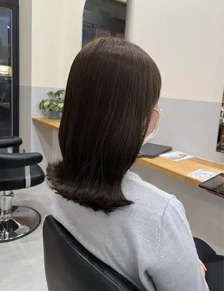 ミディアム 神谷 夏帆のヘアスタイル