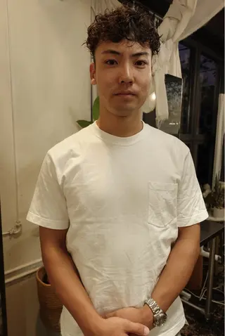 パーマ メンズ RINKA 岡崎美容室のヘアスタイル