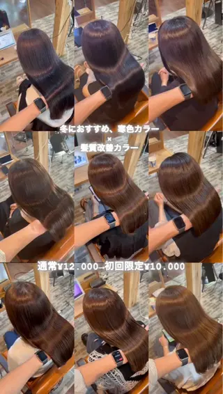 ロング カラー 🫧髪質改善・美髪 艶髪🫧ニタ シンゴのヘアスタイル