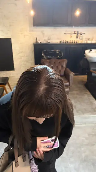 ロング 鈴木 和佳のヘアスタイル