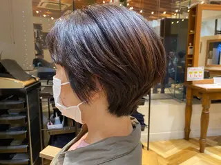 ショート カラー 美髪改善・レイヤー tadasuke⭐️のヘアスタイル