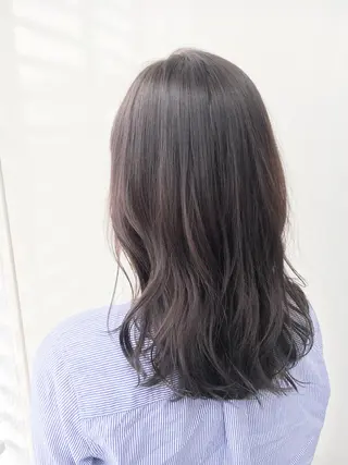 セミロング カラー パーマ ヘアアレンジ Zina福岡天神🪞 髪質改善🪞レイヤーのヘアスタイル