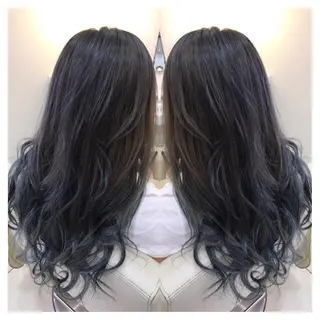 ロング カラー 神田 澪史のヘアスタイル