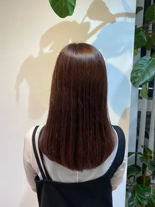 ロング FILMS haru 暖色/ぱつっとbobのヘアスタイル