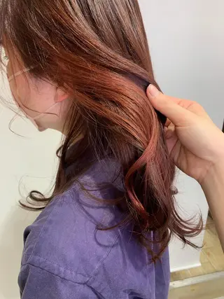 セミロング カラー パーマ ヘアアレンジ 近藤千翔🩵 髪質改善Periodのエステ・リラクイメージ