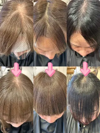 パーマ 顔周りカット/お呼ば れヘア/レイヤーのヘアスタイル