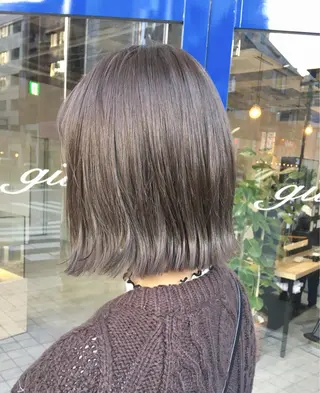 セミロング カラー ヘアアレンジ 横浜縮毛矯正 ☆渋谷良太のヘアスタイル