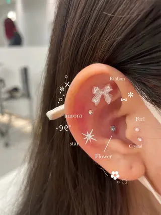 ヘアセット🎀耳つぼ 👂💎MONAMIのヘアスタイル