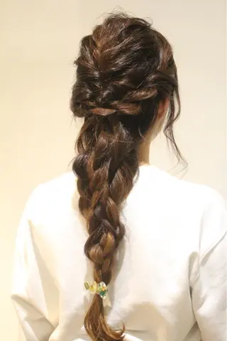 ロング ヘアアレンジ ショート×カラー 🦊堀米早紀【荻窪】のマツエク・マツパデザイン