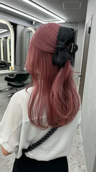 セミロング 🎀透明感カラー/ 博多美容室ゆうあ🎀のヘアスタイル
