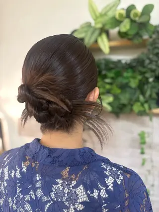 ヘアアレンジ 早朝✨ヘアセット 着付け/清水玲歌のヘアスタイル