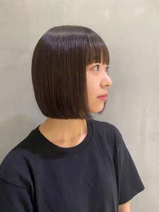 ミディアム いとう ほのかのヘアスタイル
